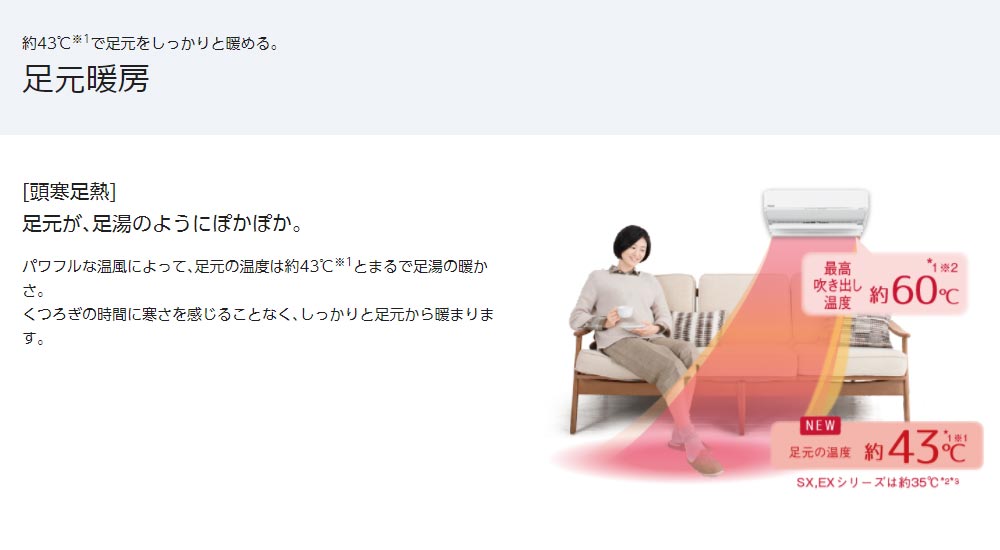 足元暖房