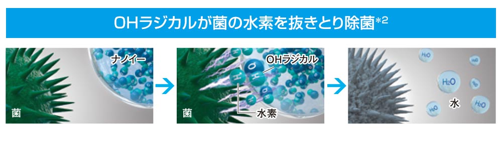 ナノイーXの原理
