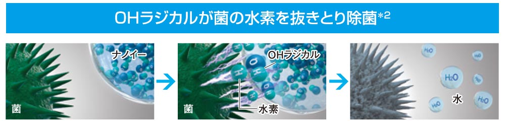 ナノイーXの原理