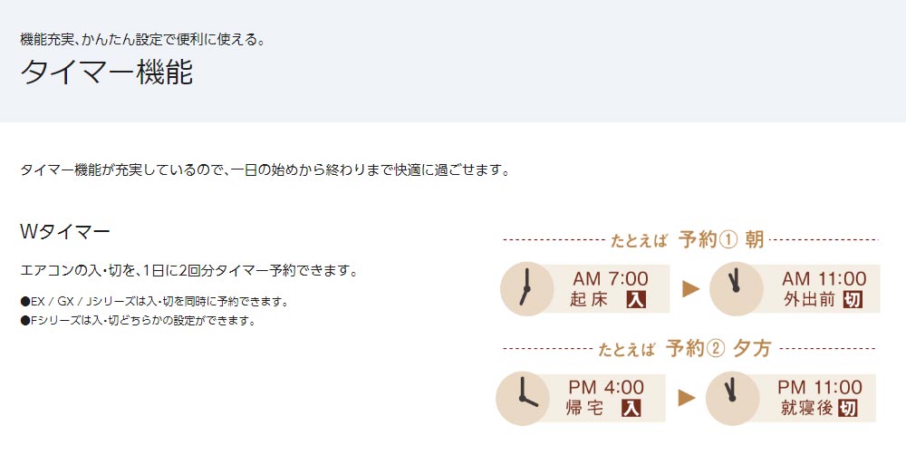 タイマー機能
